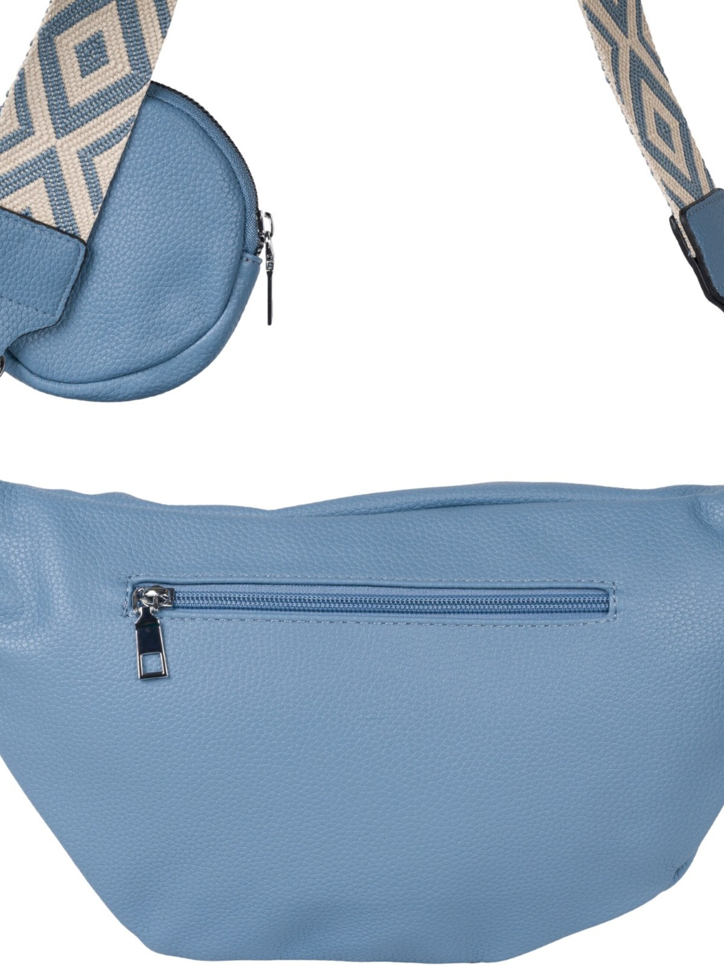 styleBREAKER Umhängetasche 'Halbmond Crossbody Bag Set 3-Teilig'‌‌‌‌‌‌‌‌‌‌ in Blau