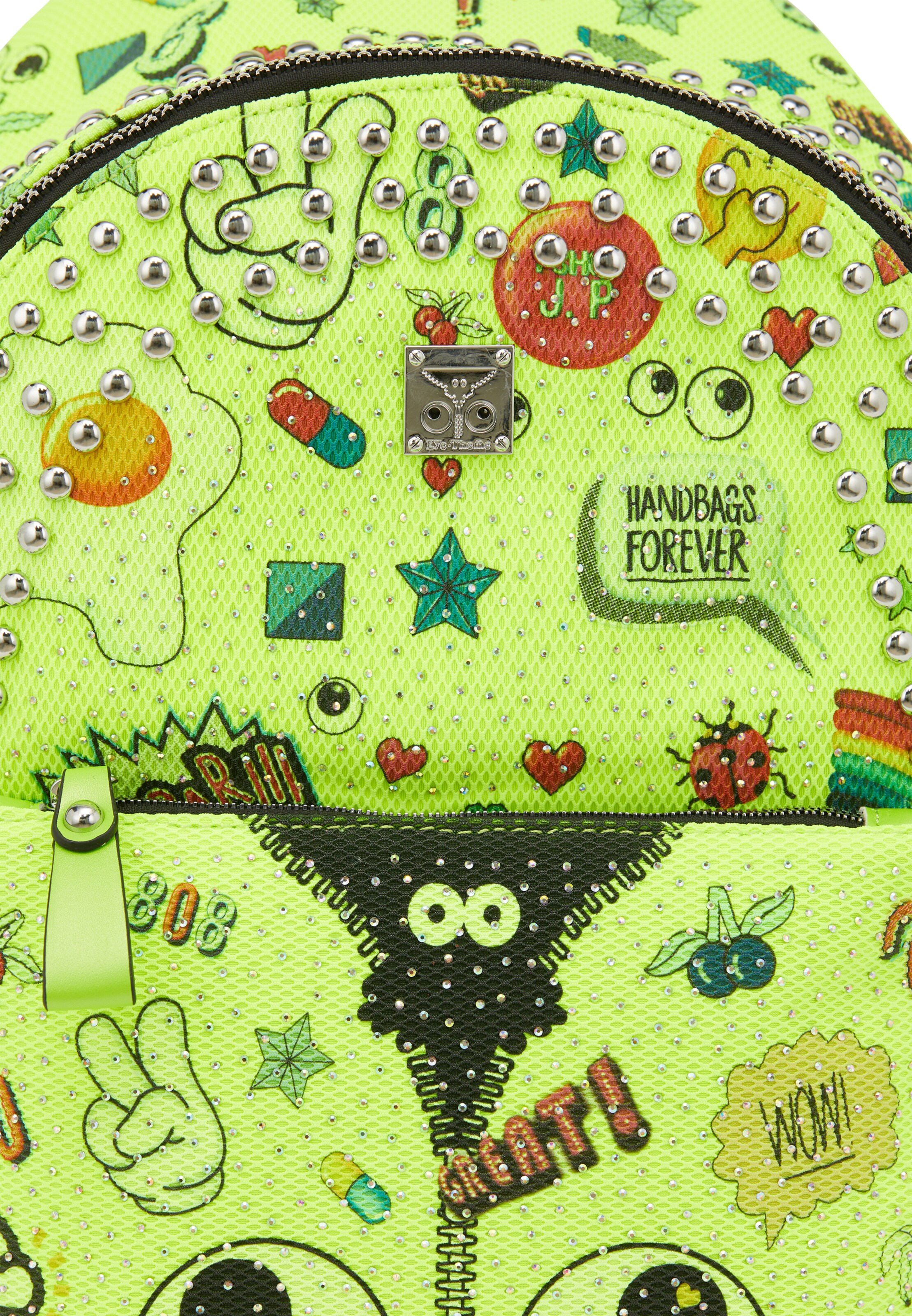 MYMO - Mochila 'Pop Eyetheme' en verde