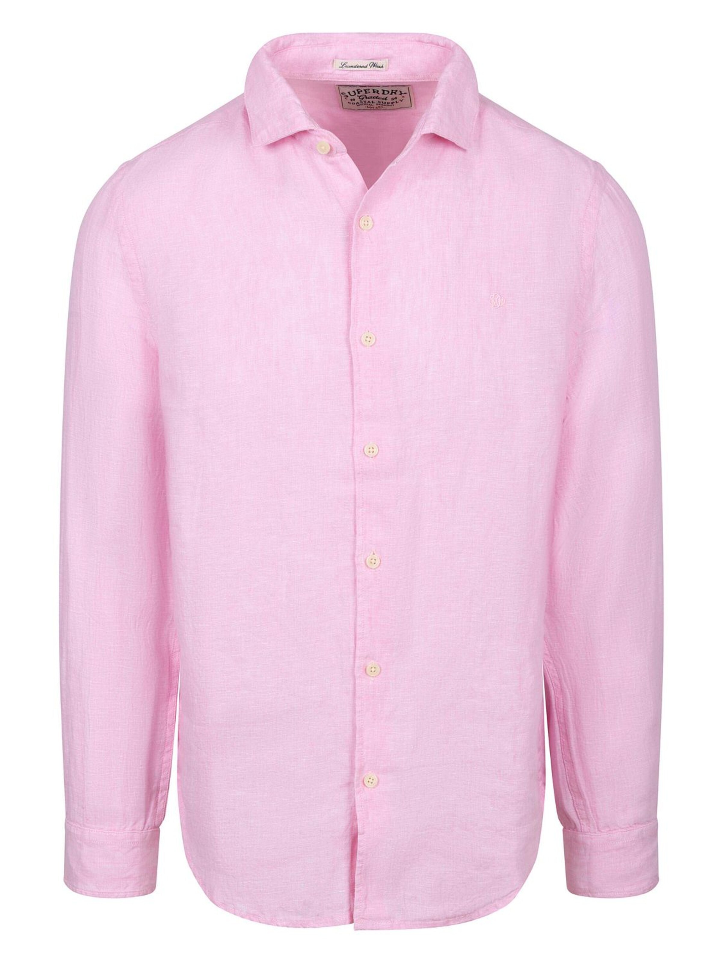 Superdry Regular Fit Hemd‌‌‌‌‌‌‌ in Pink: Vorderseite