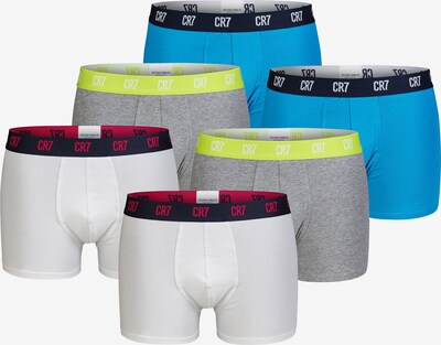 CR7 - Cristiano Ronaldo Retro Boxer ' Basic ' in blau / grau / weiß, Produktansicht