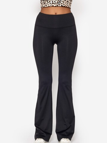 SASSYCLASSY Flared Pants in Black