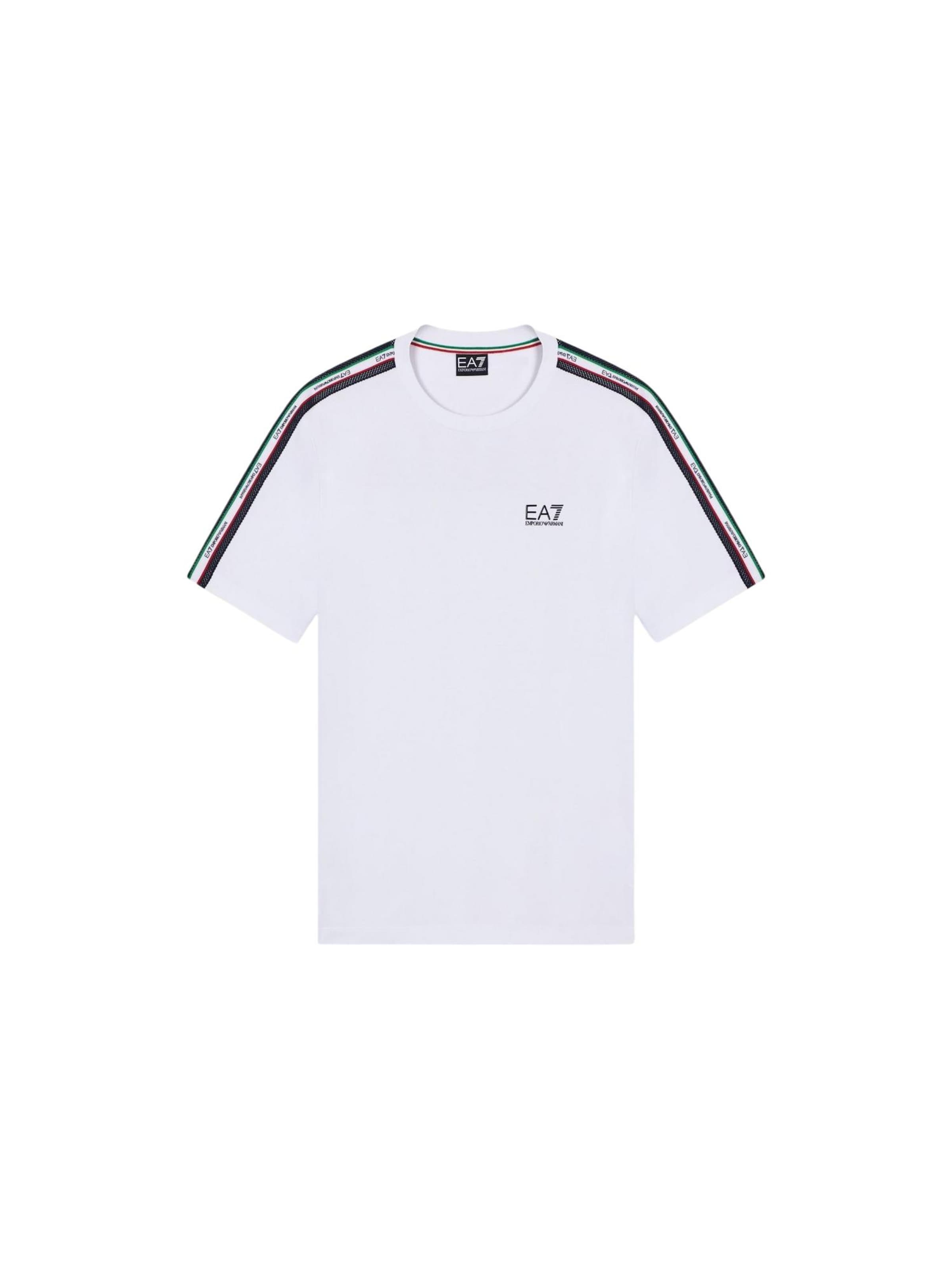 Maglietta '7M001861 AF12503' di EA7 Emporio Armani in bianco