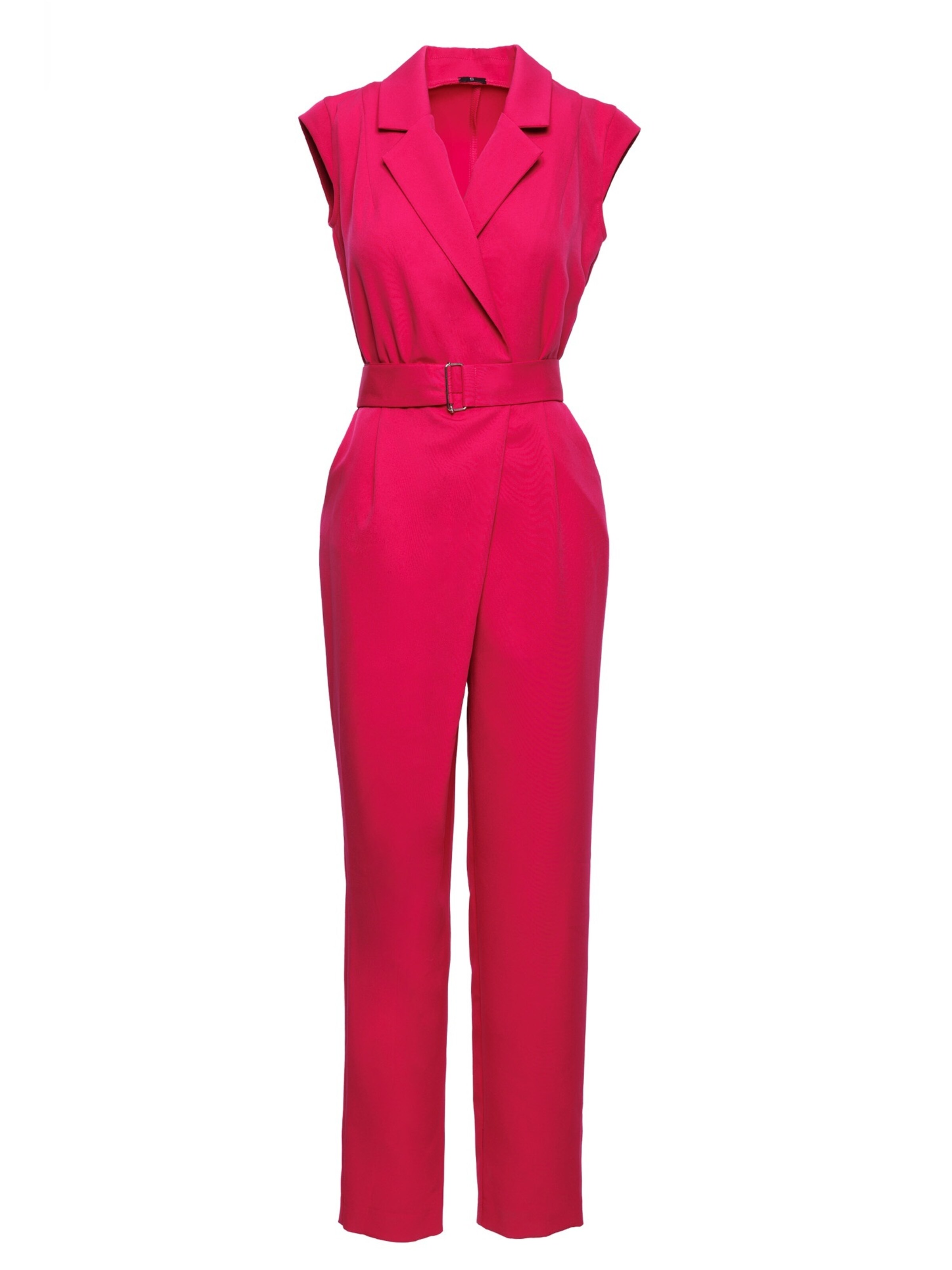 made of emotion - Jumpsuit en rosa: frente