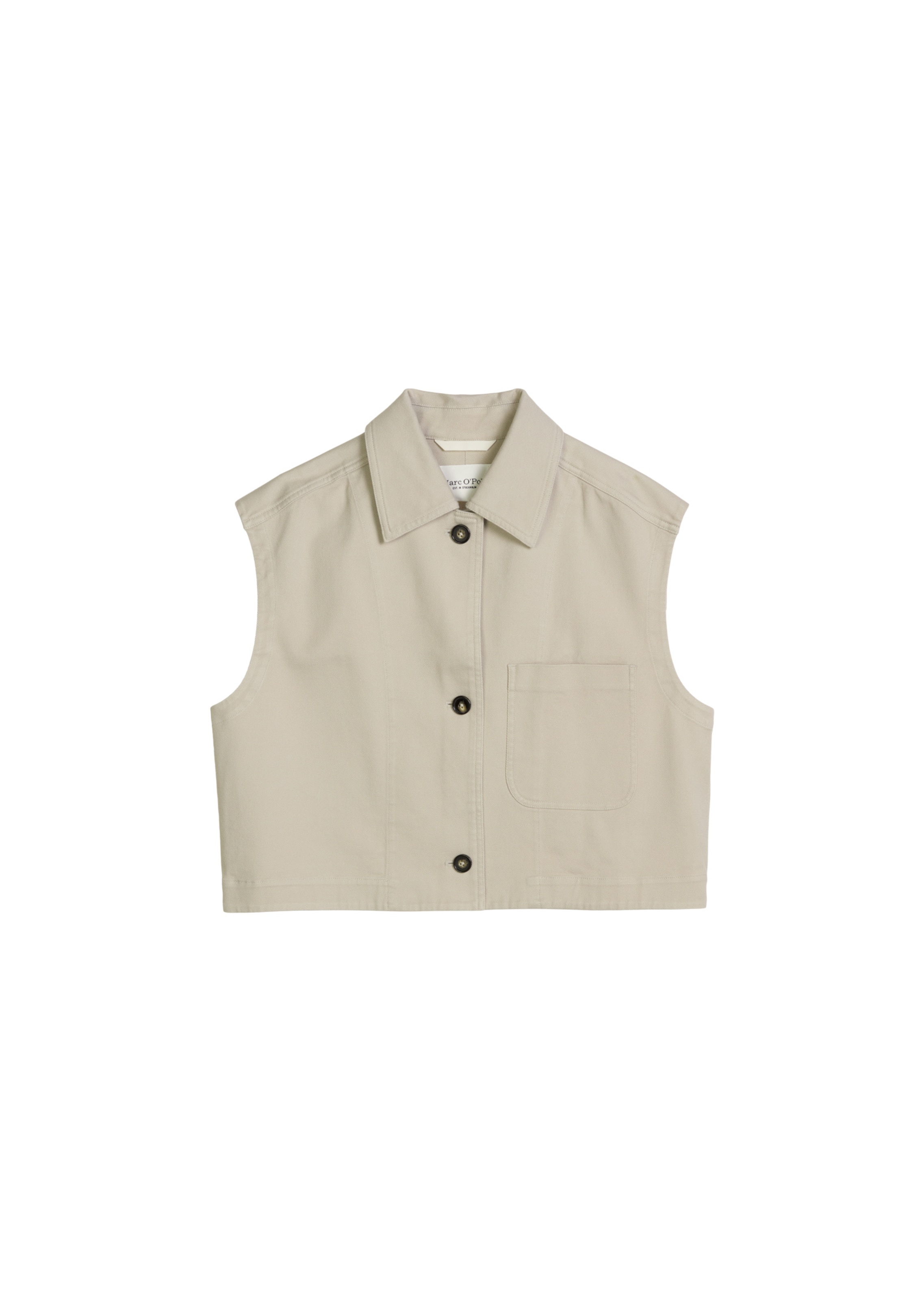 Marc O'Polo Weste in Beige: Vorderseite