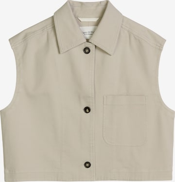 Gilet Marc O'Polo en beige : devant