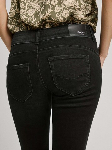Coupe slim Jean Pepe Jeans en noir