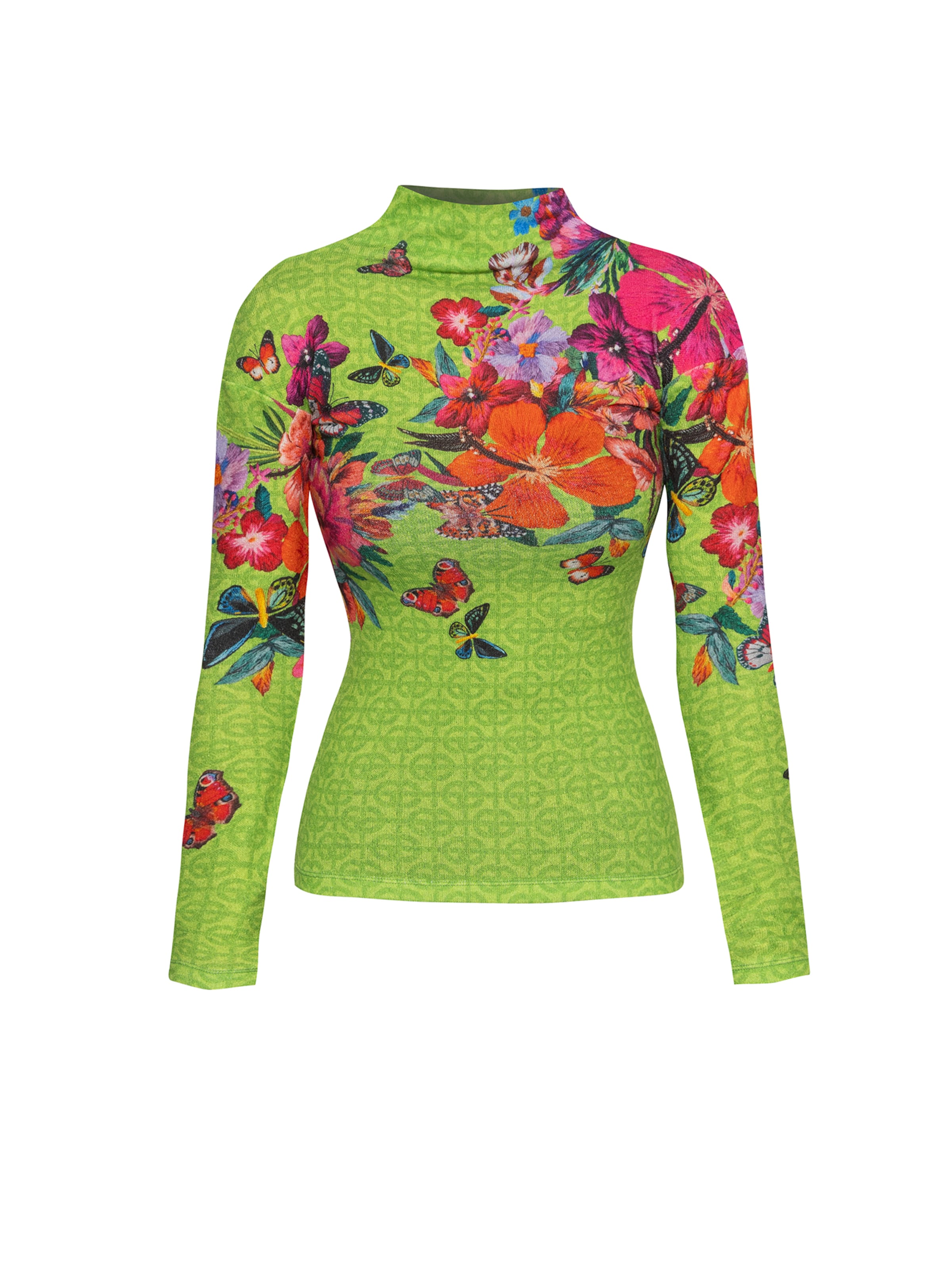 JIORO Bluse‌‌‌‌‌ in Grün: Vorderseite