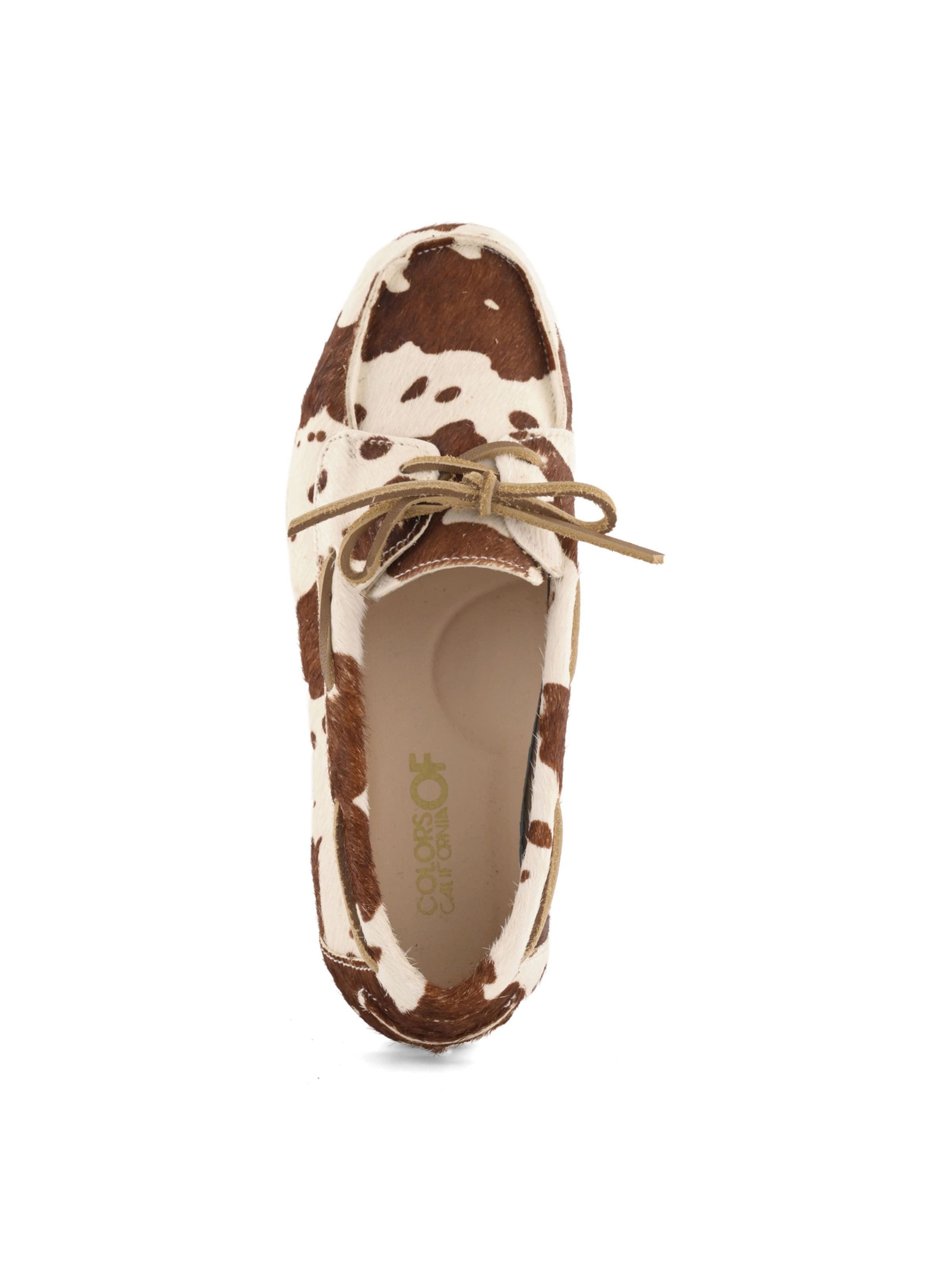 COLORS OF CALIFORNIA Moccasin in White: top