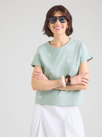 Tricou 'Zi44la' de la Hailys pe verde: față