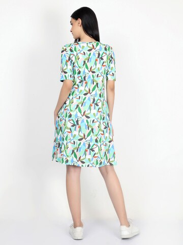 VICCI Germany Jerseykleid, mit Raffungen an der Schulter in Grün