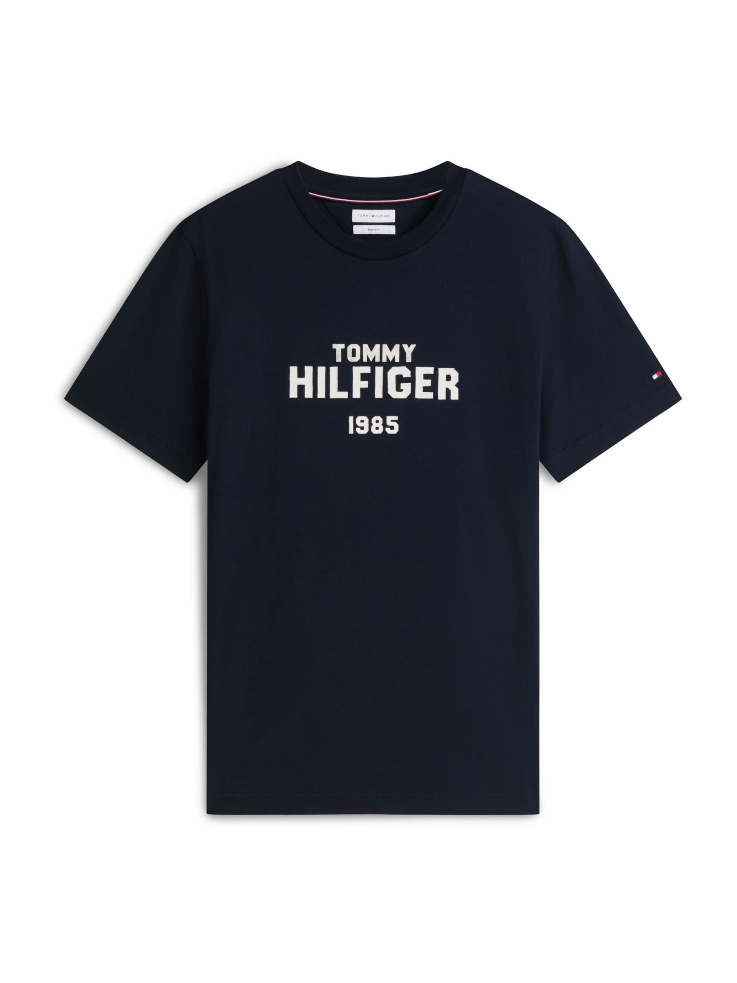 TOMMY HILFIGER Футболка 'Brand Love' в Синий: спереди