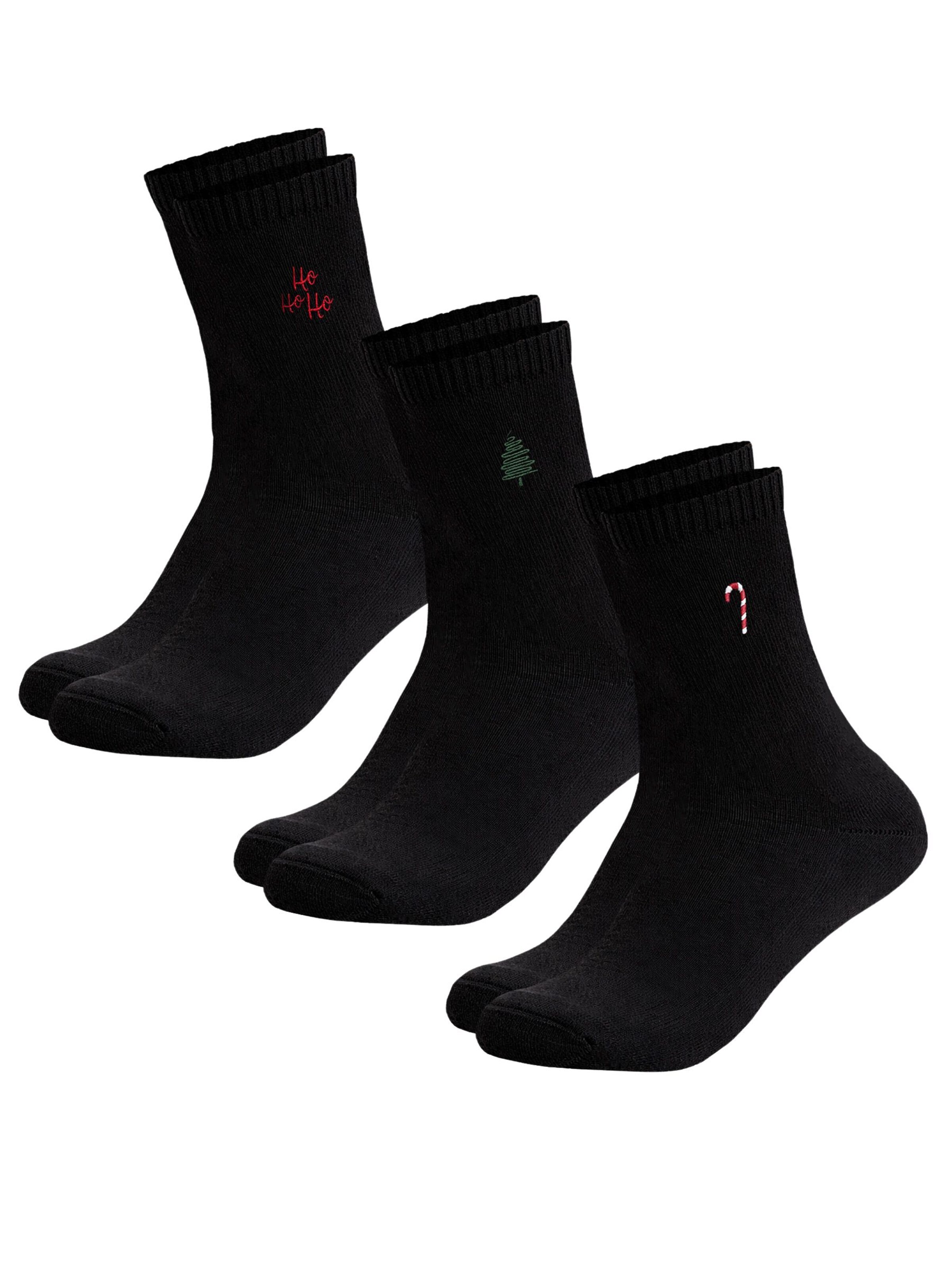 Occulto Socks 'Nick' in Black: front