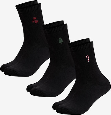 Occulto Socks 'Nick' in Black: front