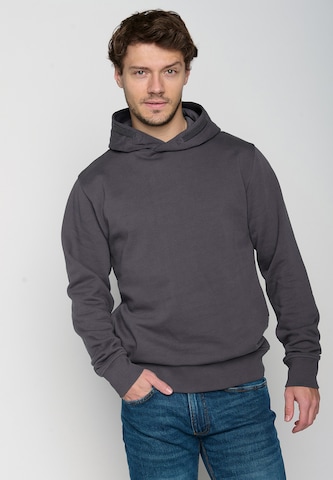 GREENBOMB Sweatshirt in Grau: Vorderseite