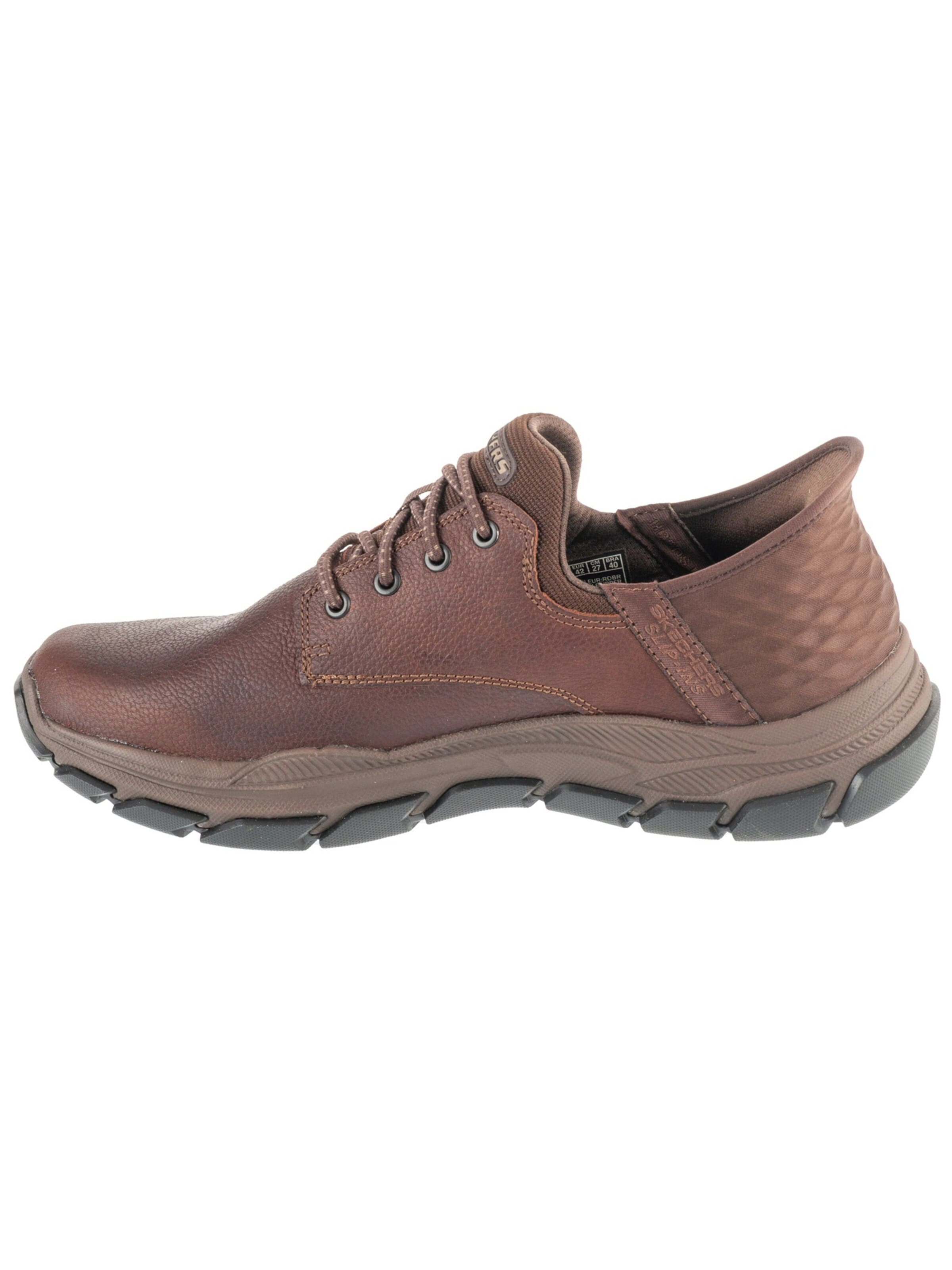 SKECHERS Sneakers laag 'Respected - Garrett' in Bruin: voorkant