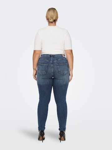 Skinny Jean 'Power' ONLY Carmakoma en bleu