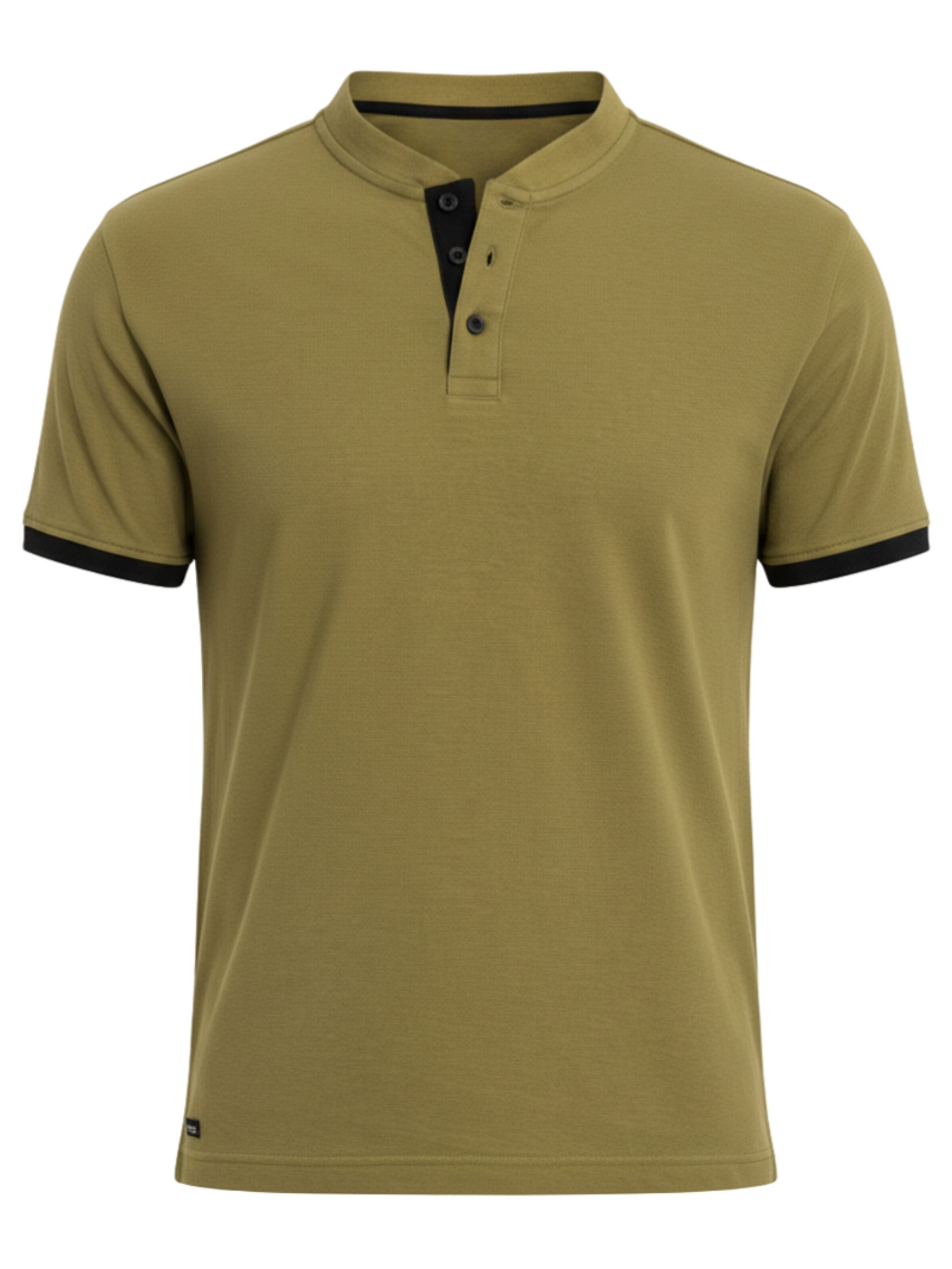 Ombre Shirt in Groen: voorkant