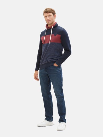 TOM TAILOR - Sweatshirt em vermelho