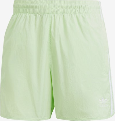 ADIDAS ORIGINALS Shorts 'Adicolor Classics Sprinter' in hellgrün / weiß, Produktansicht