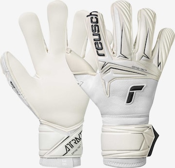 REUSCH Torwarthandschuhe 'Attrakt Gold X Ortho-Tec' in Weiß: Vorderseite