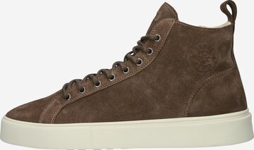 BLACKSTONE - Sapatilhas altas 'Ruby Innik EG540' em castanho: frente