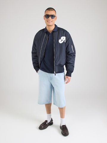 JACK & JONES - Camiseta 'JJCOLLEGE' en azul