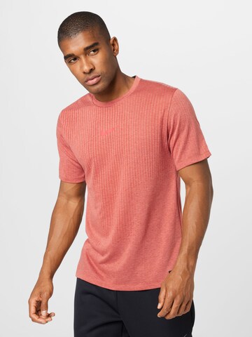 NIKE Functioneel shirt 'Pro' in Rood: voorkant