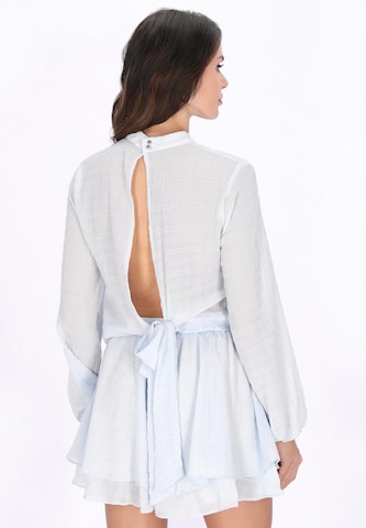 Chemisier faina en bleu