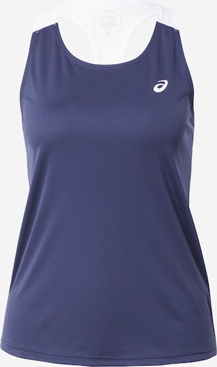 tengerészkék / fehér ASICS Sport top, Termék nézet