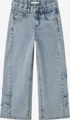 NAME IT - Vaquero 'NKFBELLA' en azul: frente