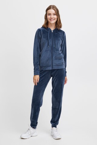 Oxmo Zip-Up Hoodie 'Oxmitanna' in Blue