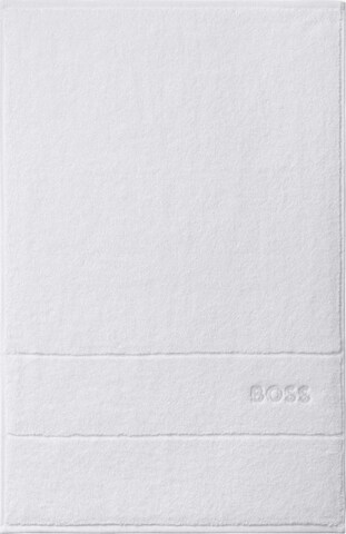 Asciugamano di BOSS in bianco: frontale
