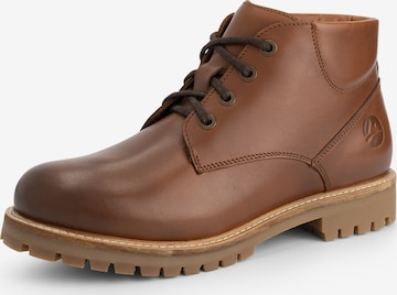 Travelin Boots 'Tohuse' in Bruin: voorkant