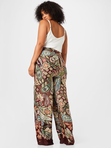 Nasty Gal Plus Wide leg Παντελόνι σε καφέ