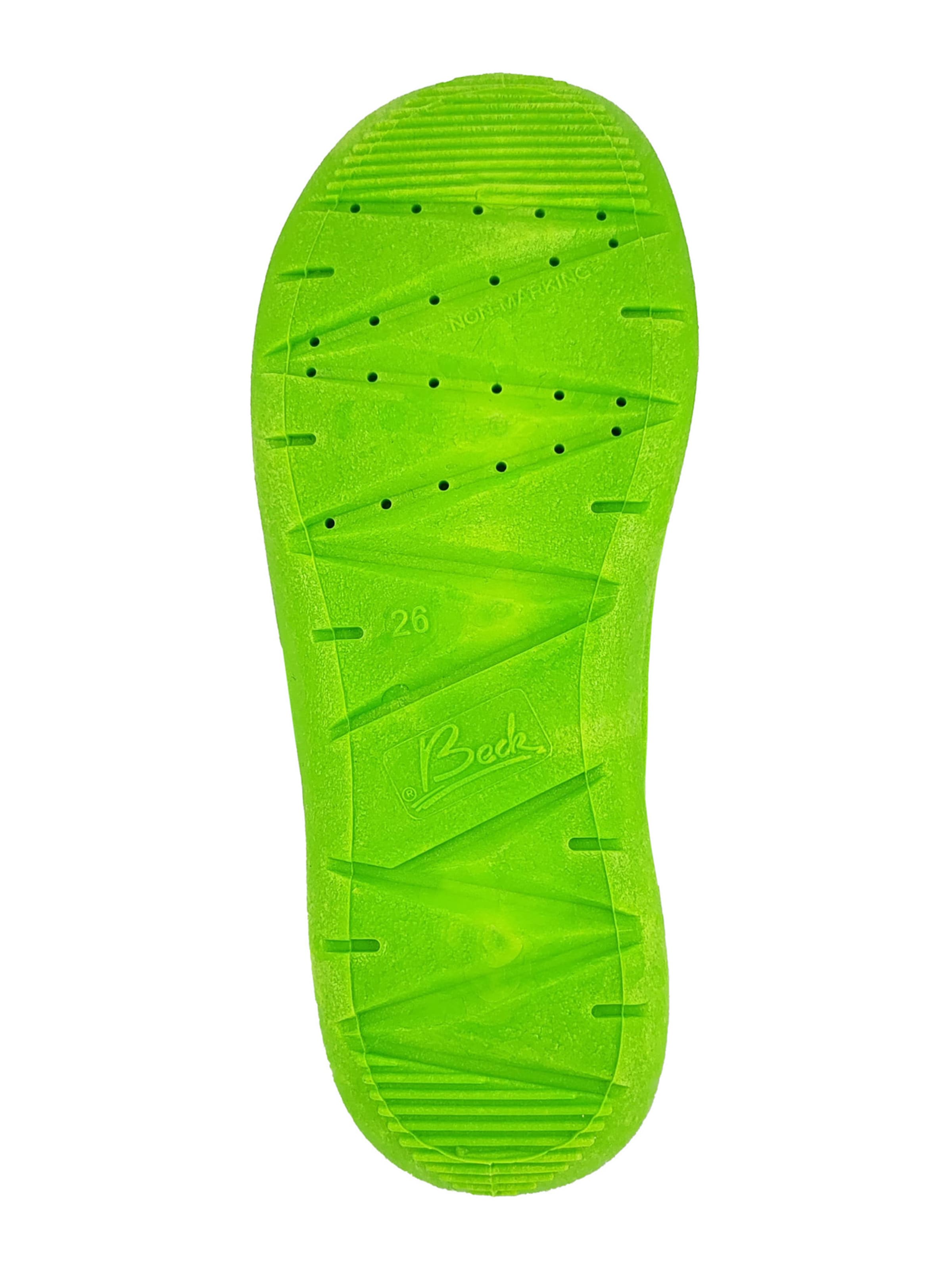 BECK Pantofle 'Creepy' – modrá