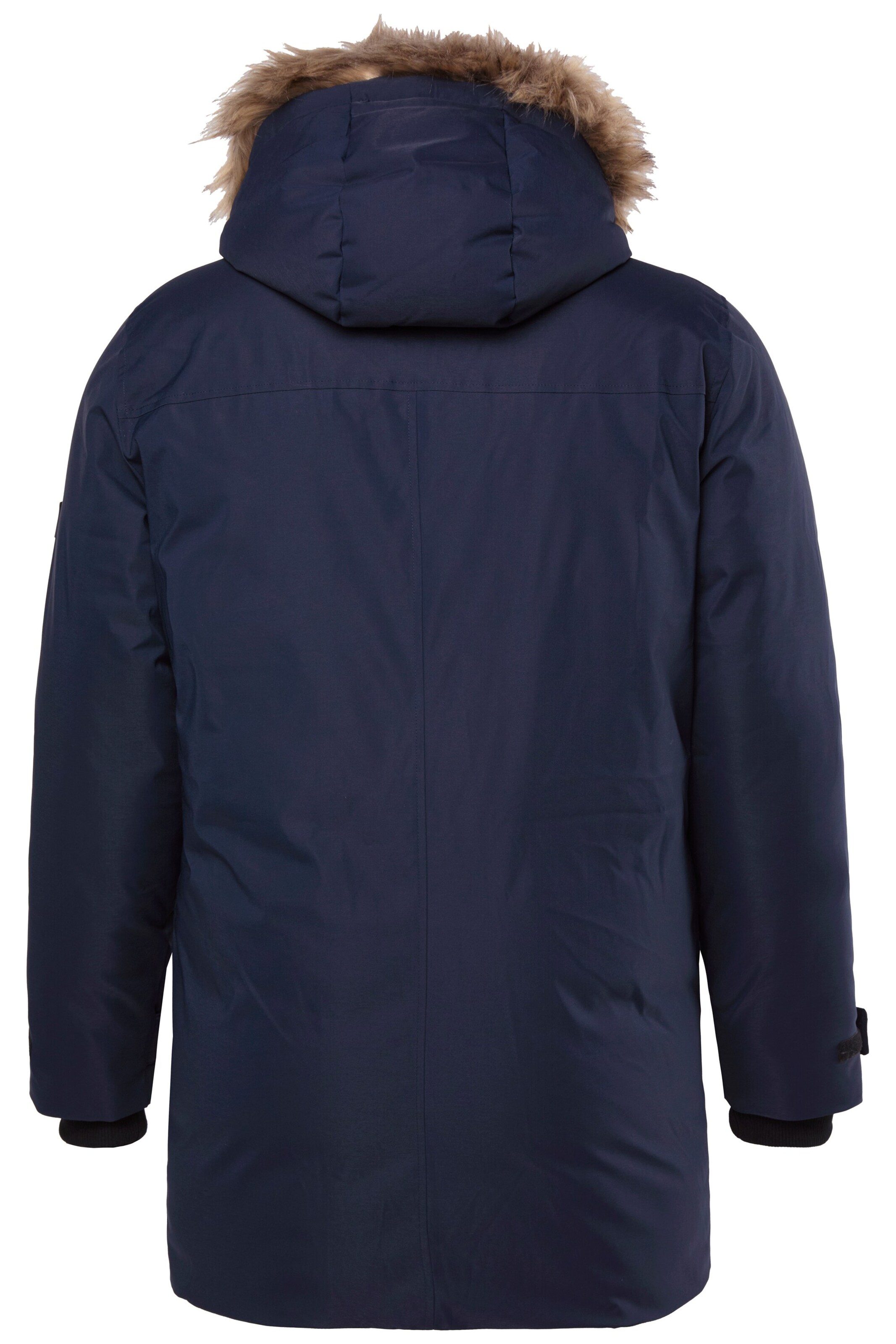 Men Plus Winter Parka in Blue