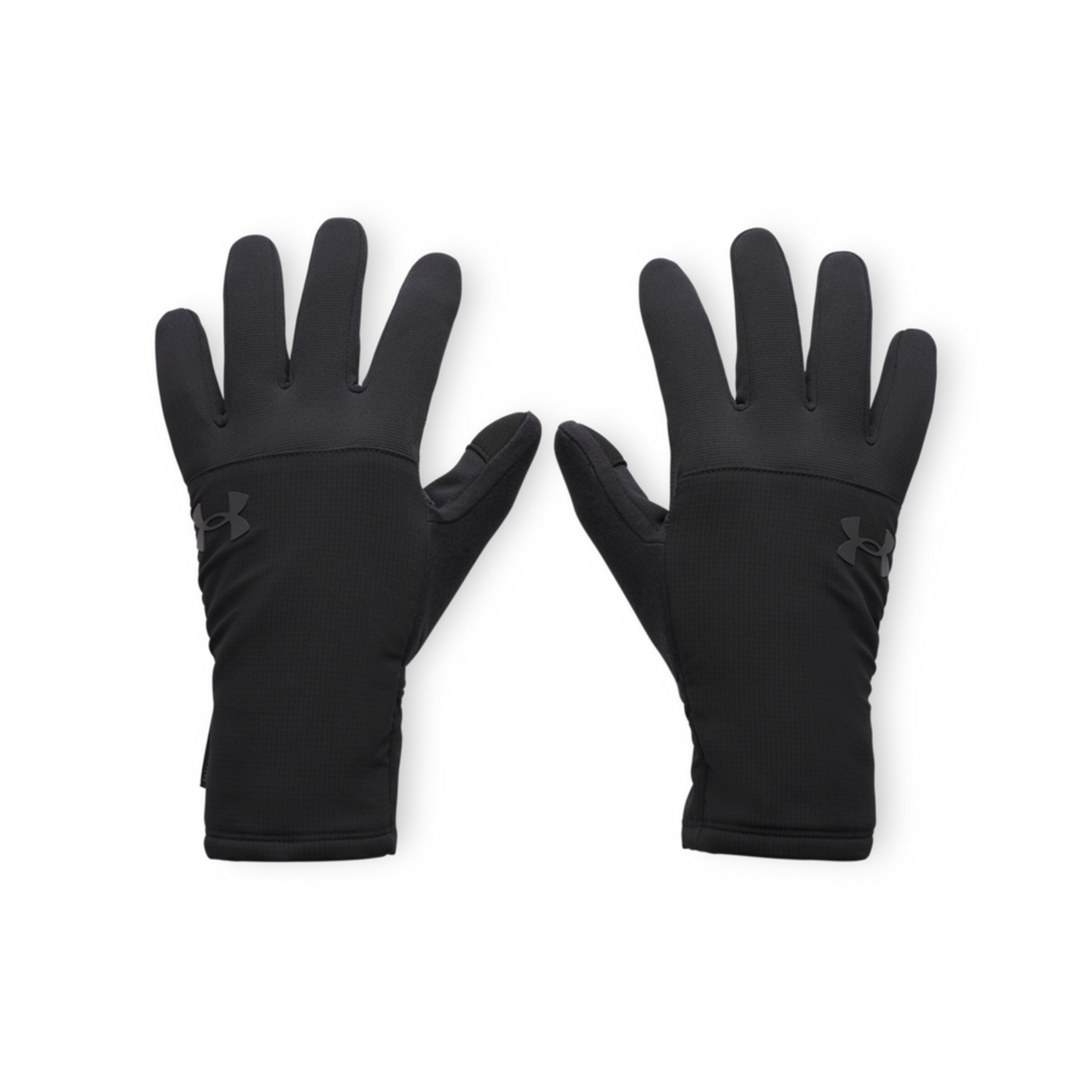 UNDER ARMOUR Full Finger Gloves in Black: front