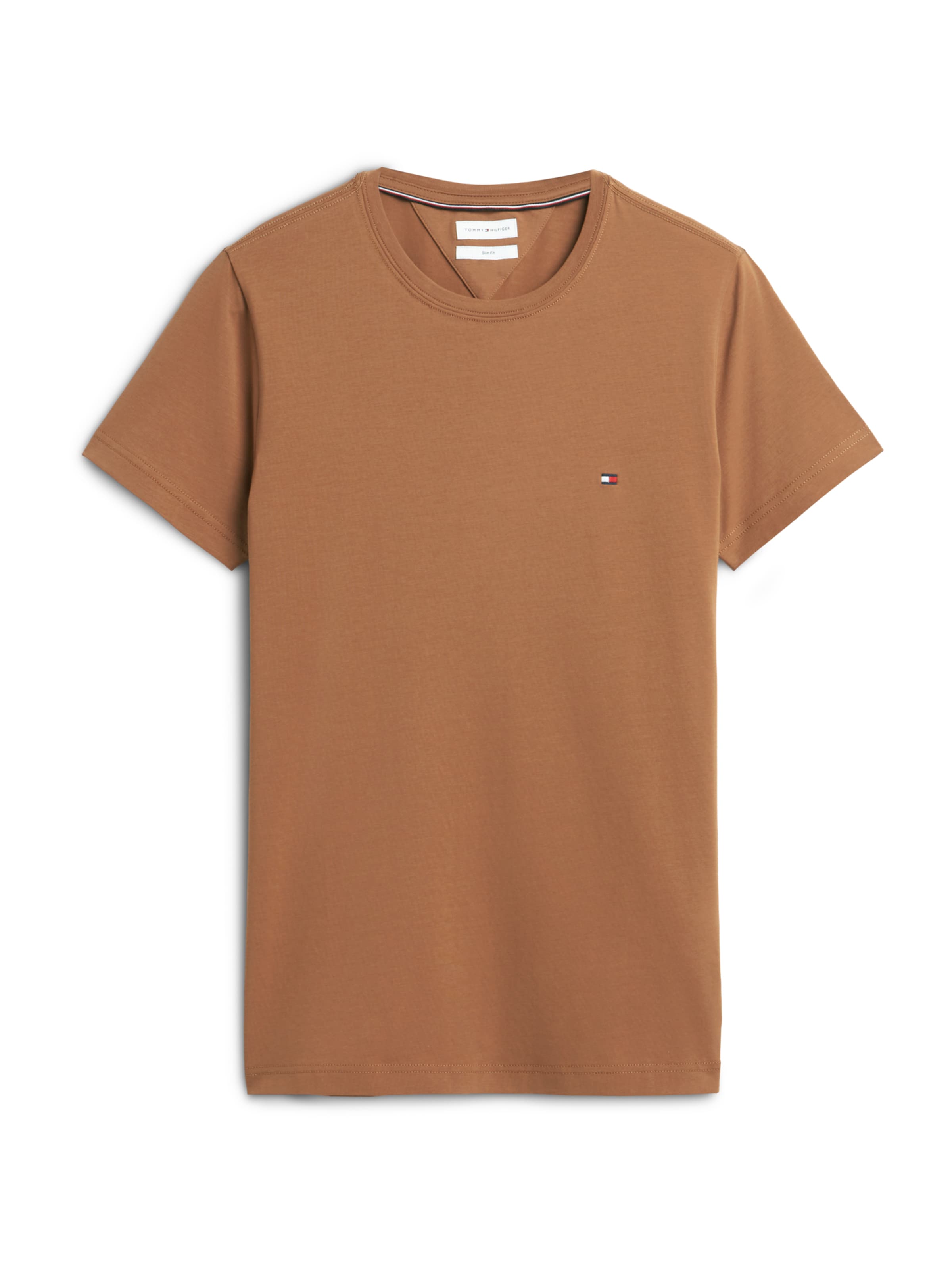 Slim fit Tricou de la TOMMY HILFIGER pe maro: față