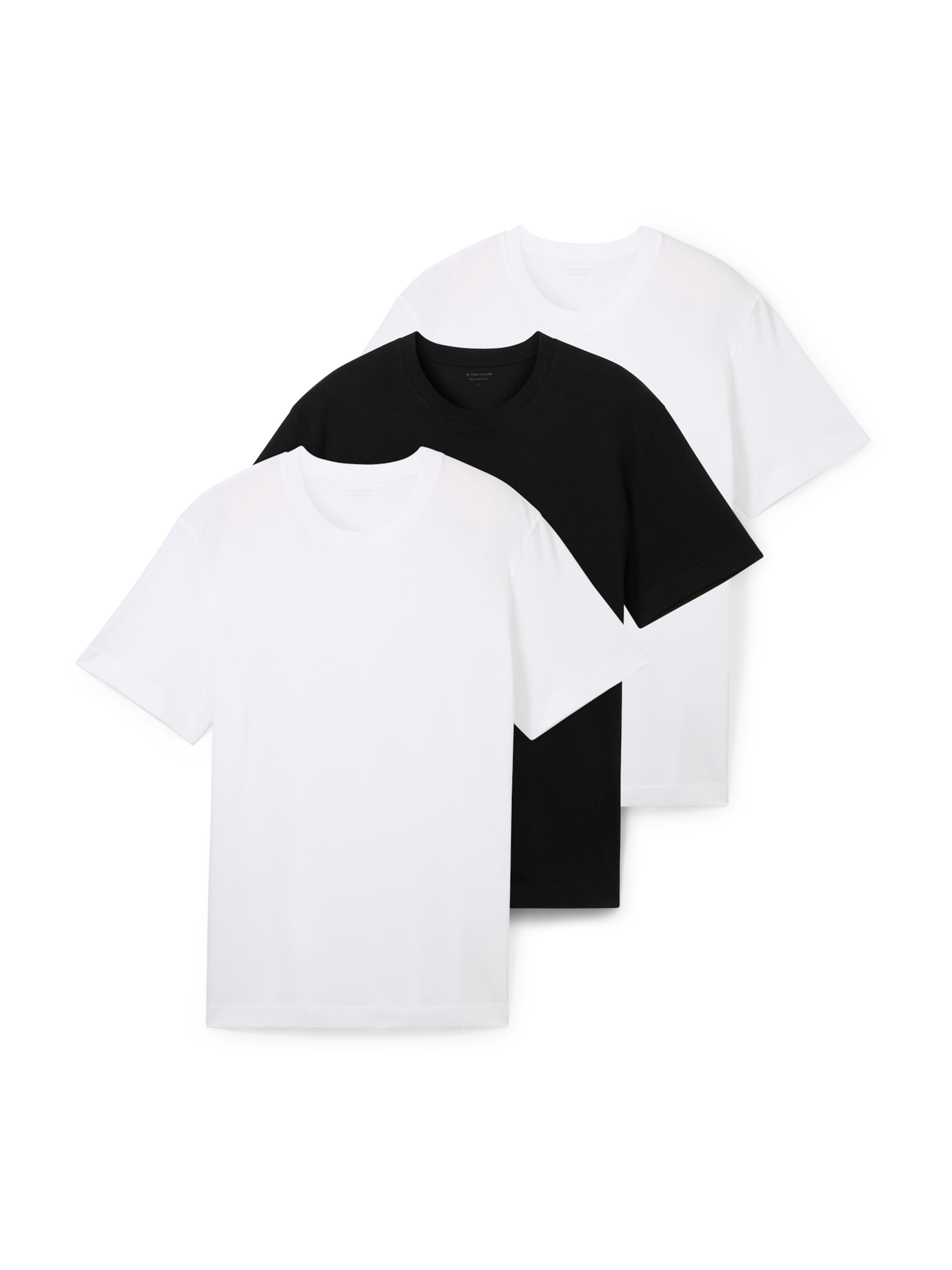 TOM TAILOR T-Shirt in Schwarz: Vorderseite