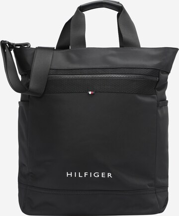 Shopper 'SKYLINE' di TOMMY HILFIGER in nero: frontale