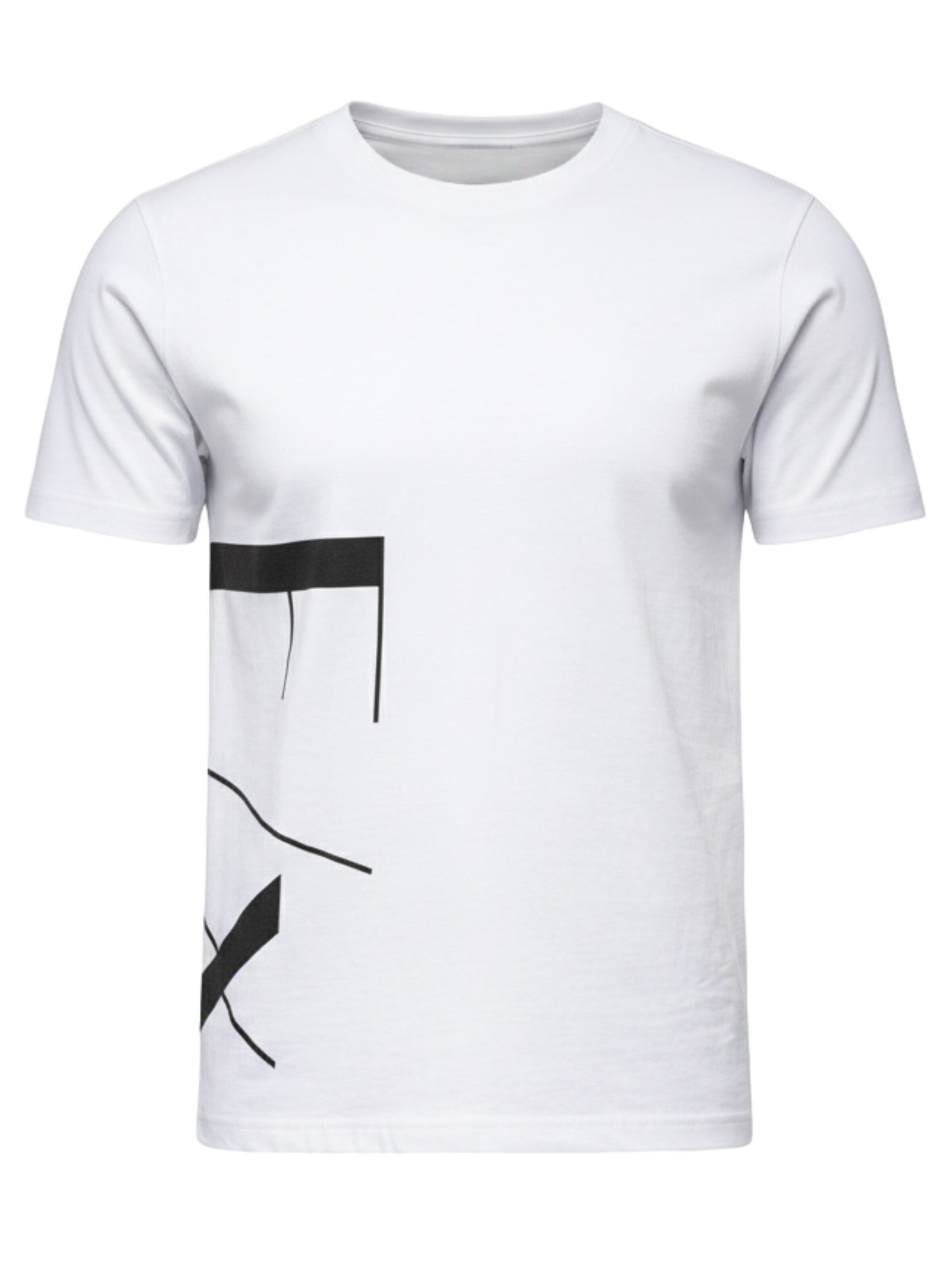 Ombre Shirt in White: front