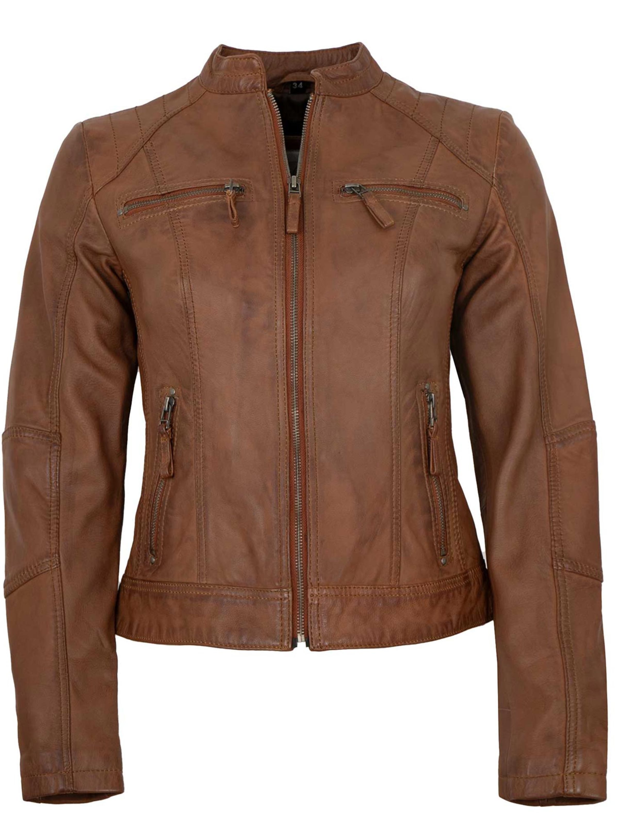 7ELEVEN Übergangsjacke 'Toulouse'‌‌‌‌ in Braun: Vorderseite