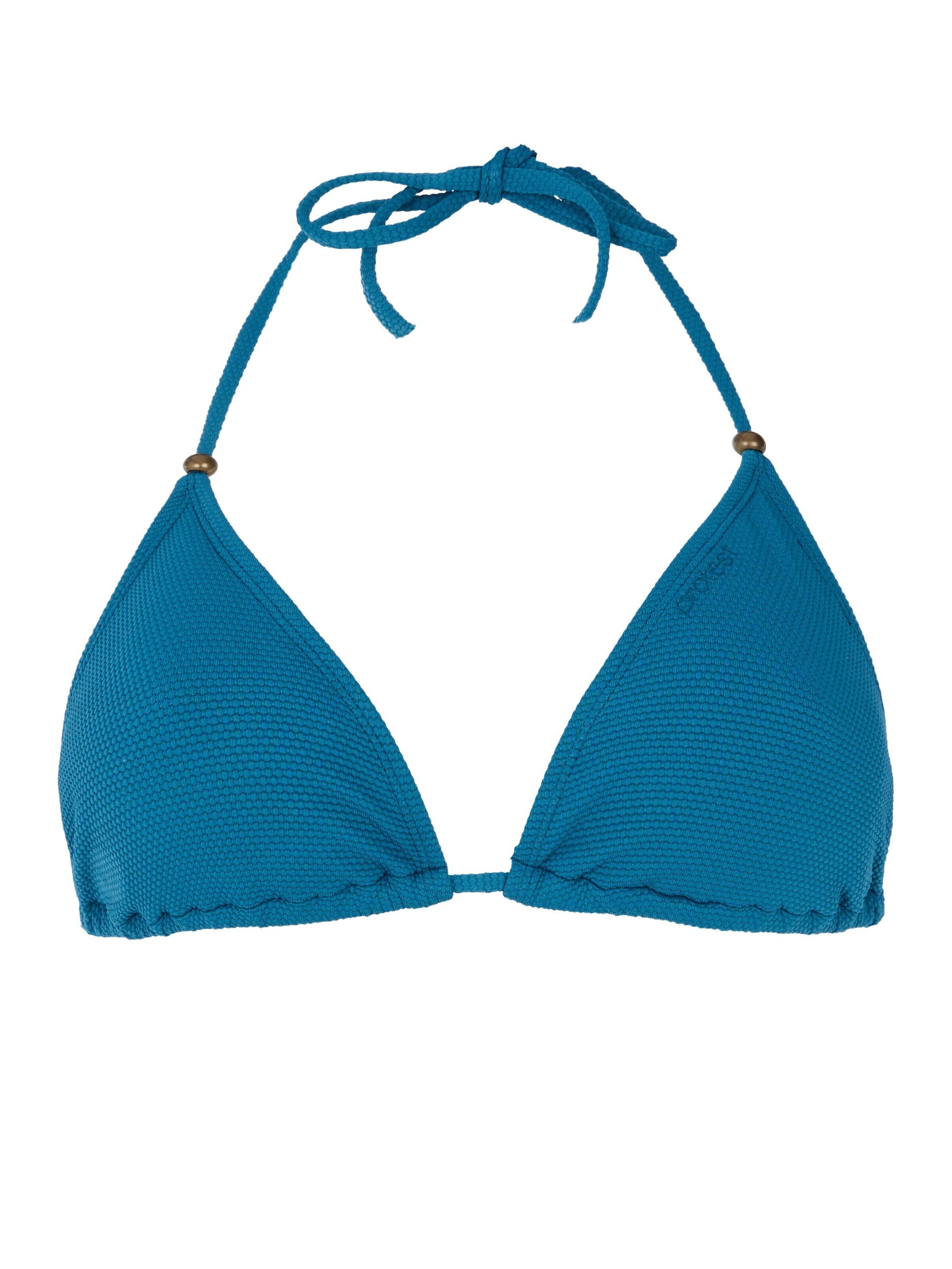PROTEST Triangel Bikinitop 'MIXAleras' in Blauw: voorkant