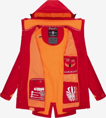 MARIKOO Weatherproof jacket 'Soulinaa' in Red