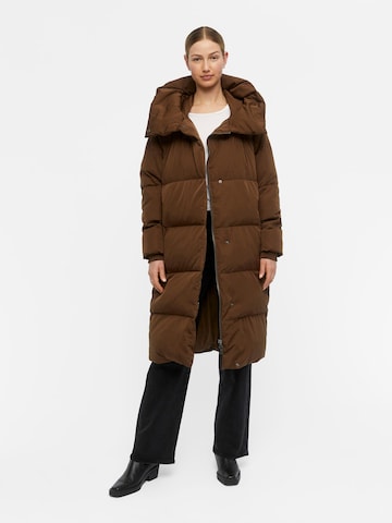 OBJECT Winter Coat in Brown: front