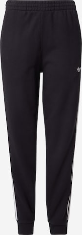 ADIDAS ORIGINALS Tapered Housut 'Adicolor 3-Stripes Regular Jogger' värissä musta: etupuoli