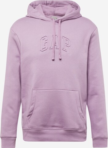 Sweat-shirt GAP en violet : devant