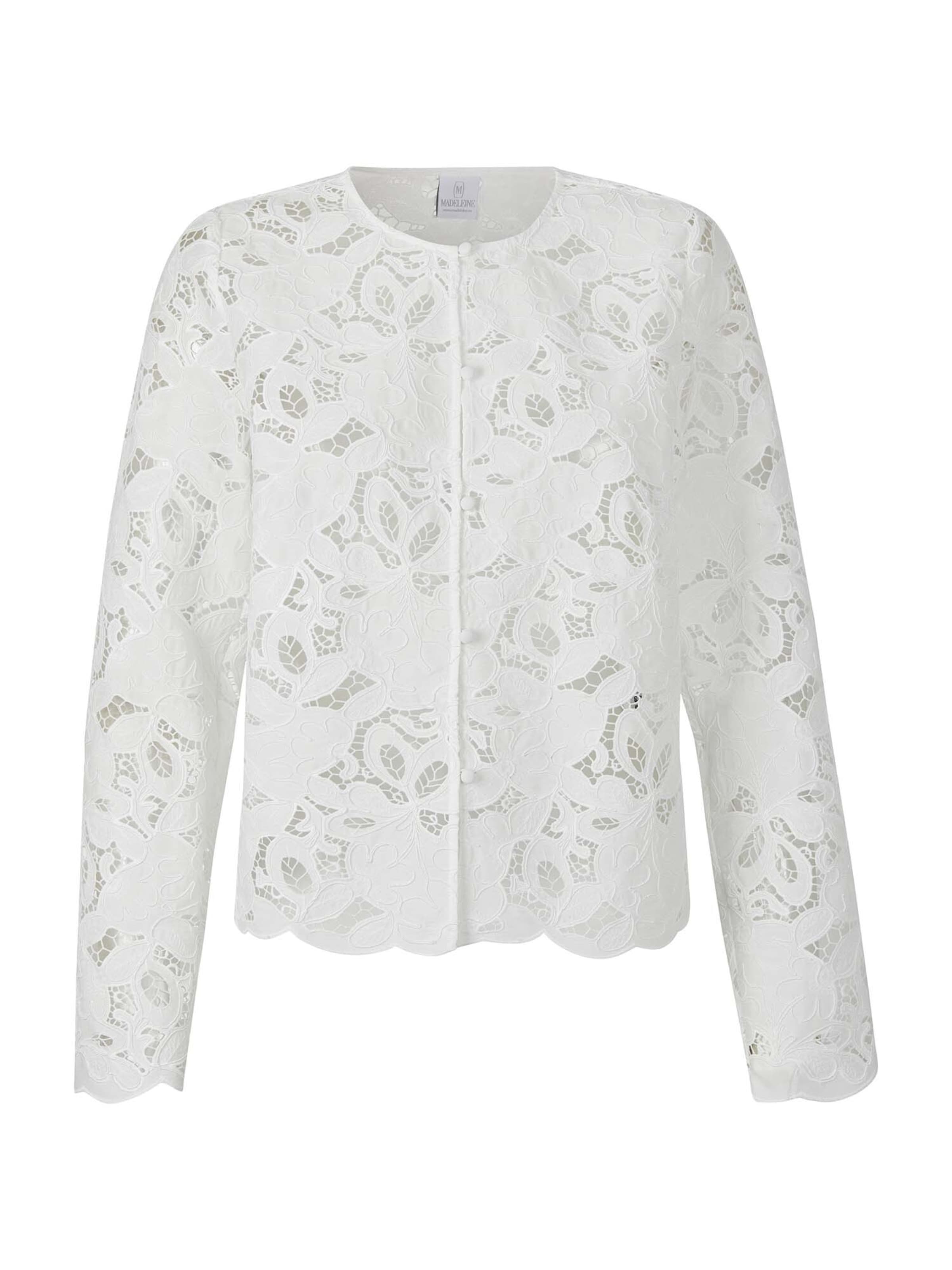 MADELEINE Bluse in Weiß: Vorderseite