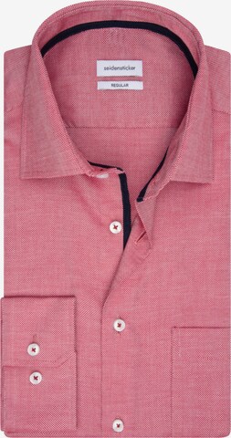 SEIDENSTICKER Regular fit Button Up Shirt in Red