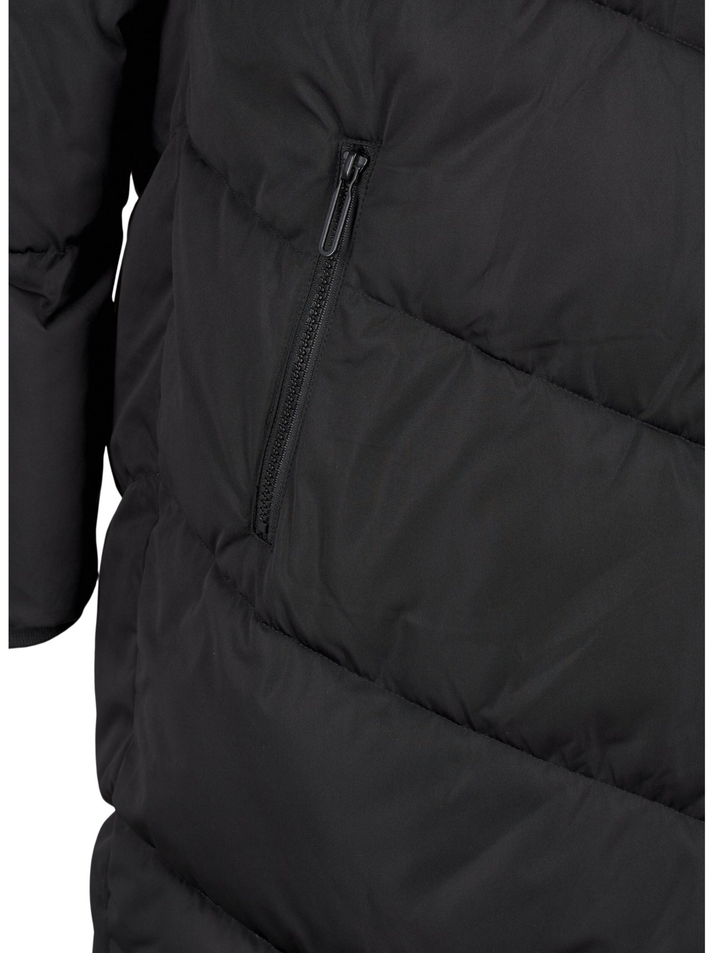 Zizzi Winter coat 'CANORDIC' in Black
